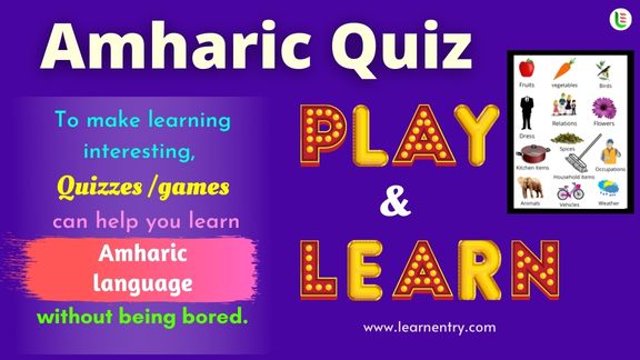 Amharic Quiz
