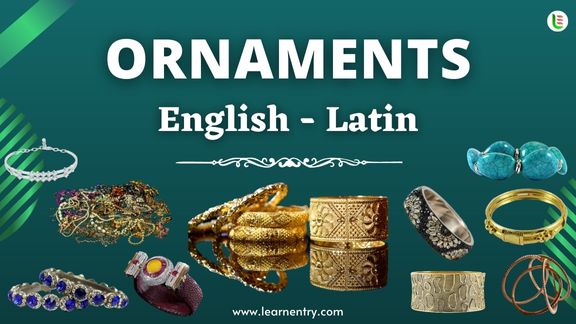 Ornaments names in Latin and English