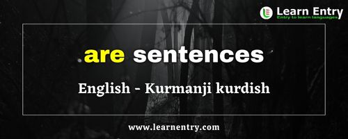 Are sentences in Kurmanji kurdish