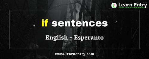 If sentences in Esperanto