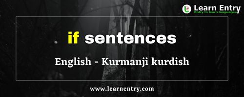 If sentences in Kurmanji kurdish