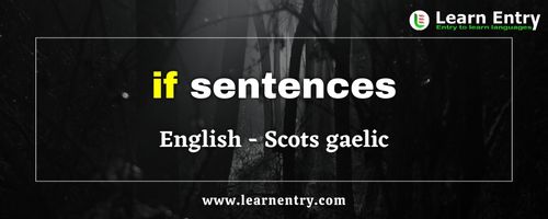 If sentences in Scots gaelic