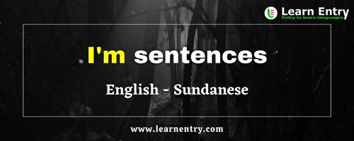 I'm sentences in Sundanese