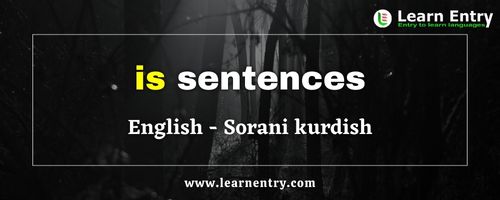 Is sentences in Sorani kurdish