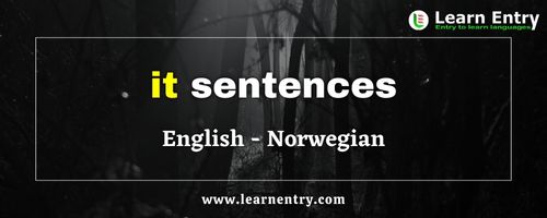 It sentences in Norwegian