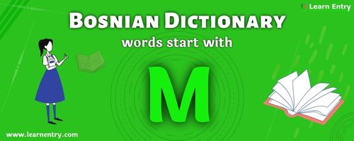English to Bosnian translation – Words start with M