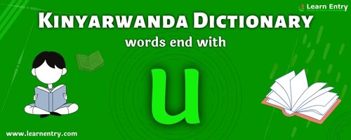 English to Kinyarwanda translation – Words end with U