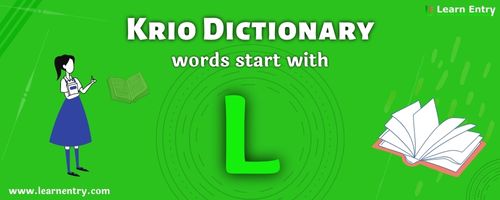 English to Krio translation – Words start with L