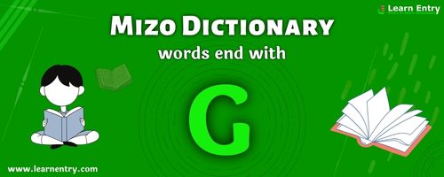 English to Mizo translation – Words end with G
