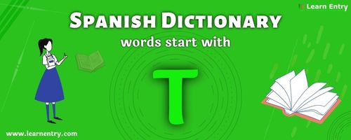 English to Spanish translation – Words start with T