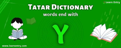 English to Tatar translation – Words end with Y