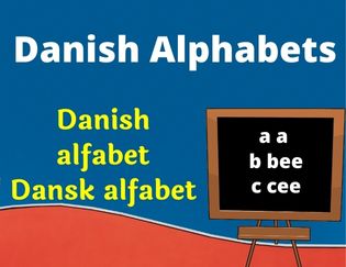 Danish Alphabets