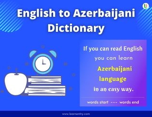 Azerbaijani A-Z Dictionary