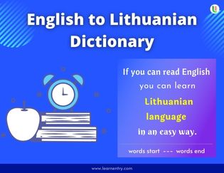 Lithuanian A-Z Dictionary