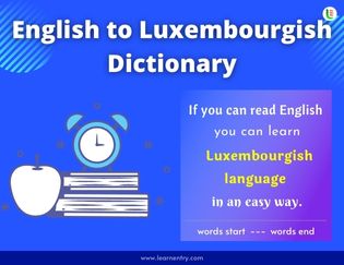 Luxembourgish A-Z Dictionary