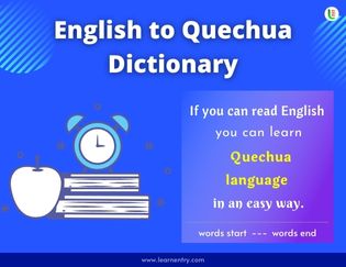 Quechua A-Z Dictionary