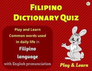 Filipino A-Z Dictionary Quiz