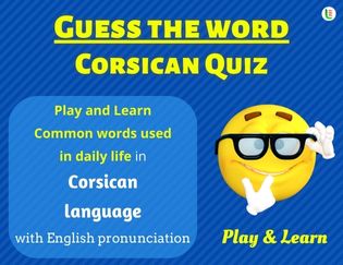 Corsican Guess the Words