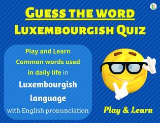 Luxembourgish Guess the Words