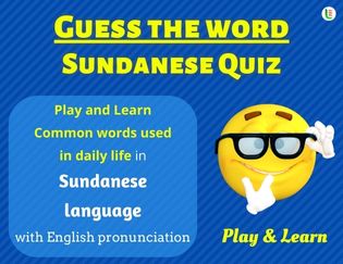 Sundanese Guess the Words