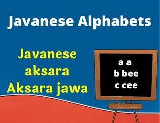 Javanese Alphabets