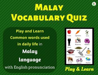 Malay Quiz