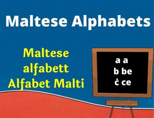 Maltese Alphabets