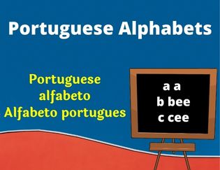 Portuguese Alphabets