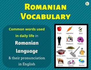 Romanian Vocabulary