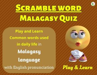 Malagasy Scramble Words
