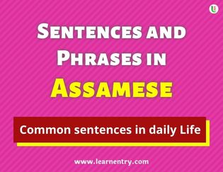 Assamese Sentences and Phrases