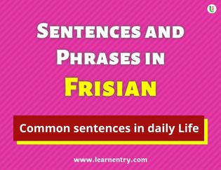 Frisian Sentences and Phrases