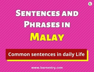 Malay Sentences and Phrases