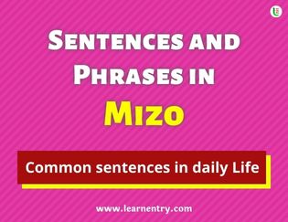Mizo Sentences and Phrases