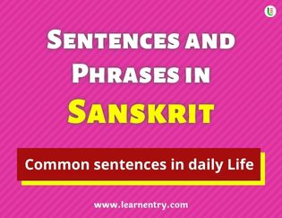 Sanskrit Sentences and Phrases