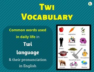 Twi Vocabulary