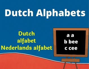 Dutch Alphabets