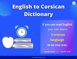 Corsican A-Z Dictionary