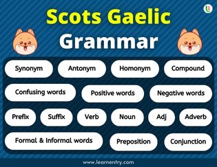 Scots gaelic Grammar