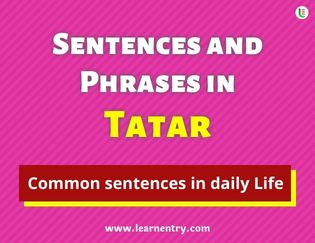 Tatar Sentences and Phrases
