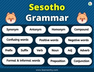 Sesotho Grammar