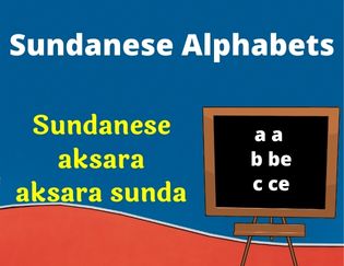 Sundanese Alphabets