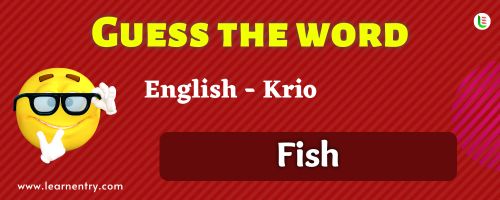 Guess the Fish in Krio