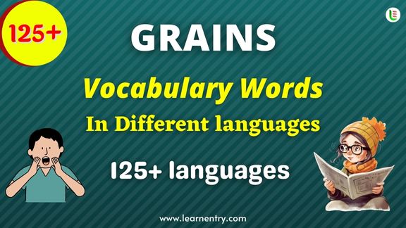 Grains names in different Languages