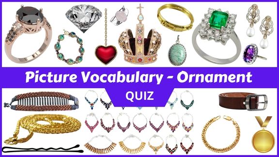 Play Ornaments Picture vocabulary