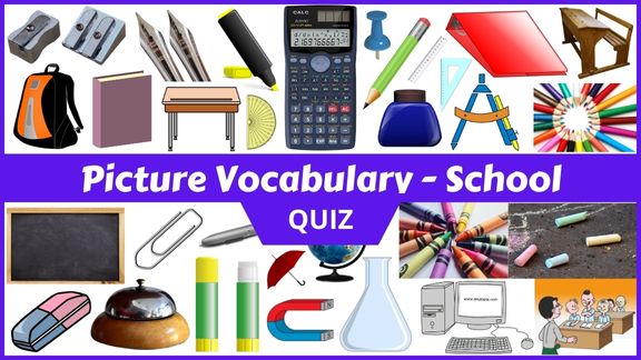 Play School things Picture vocabulary