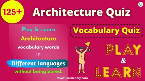 Architecture quiz in different Languages