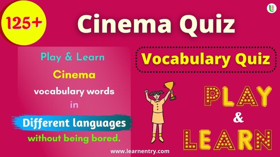 Cinema quiz in different Languages