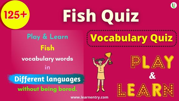 Fish quiz in different Languages