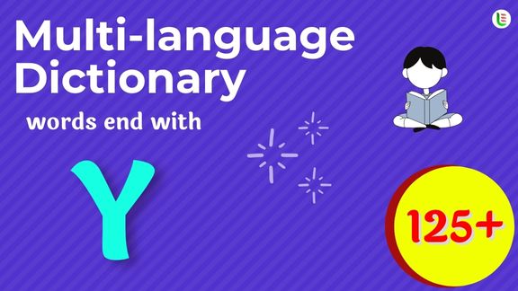 Multi-language translation - Words end with Y